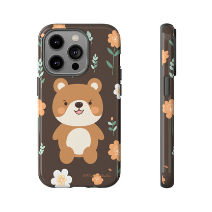 "Floral Bear Elegance" -Tough Phone Cases