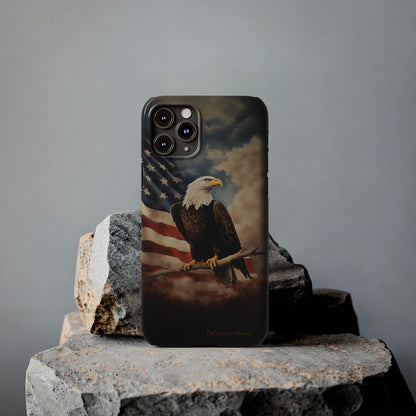 Introducing the "Eagle's Majesty" Cell Phone Case – Soar with American Pride -Slim Phone Cases