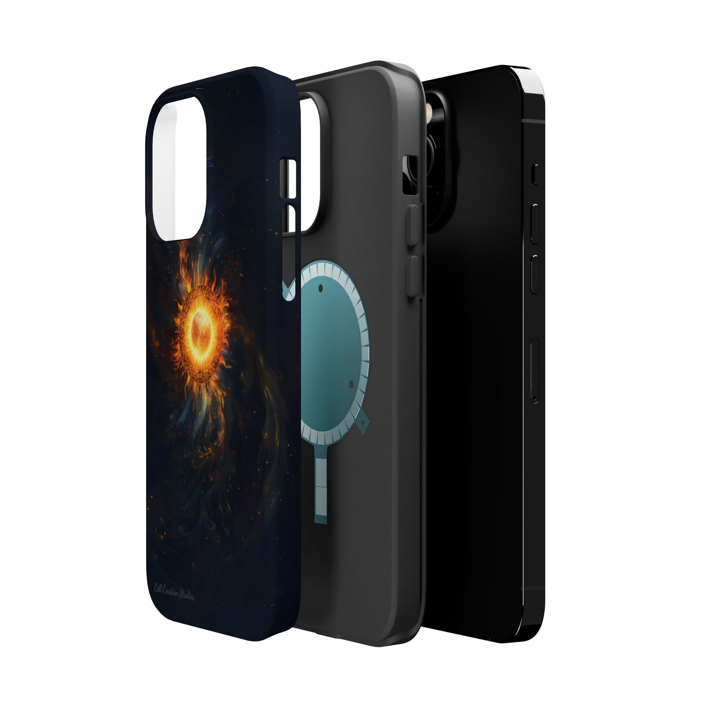 Introducing the "Celestial Sun and Stars" Cell Phone Case – Carry the Cosmos with You -MagSafe Tough Cases