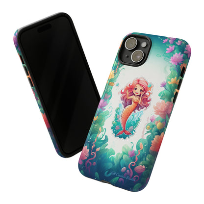 "Pink Seaflower Mermaid" -Tough iPhone Cases