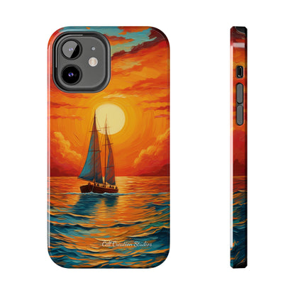 "Sailboat Sunset" -Tough iPhone Cases