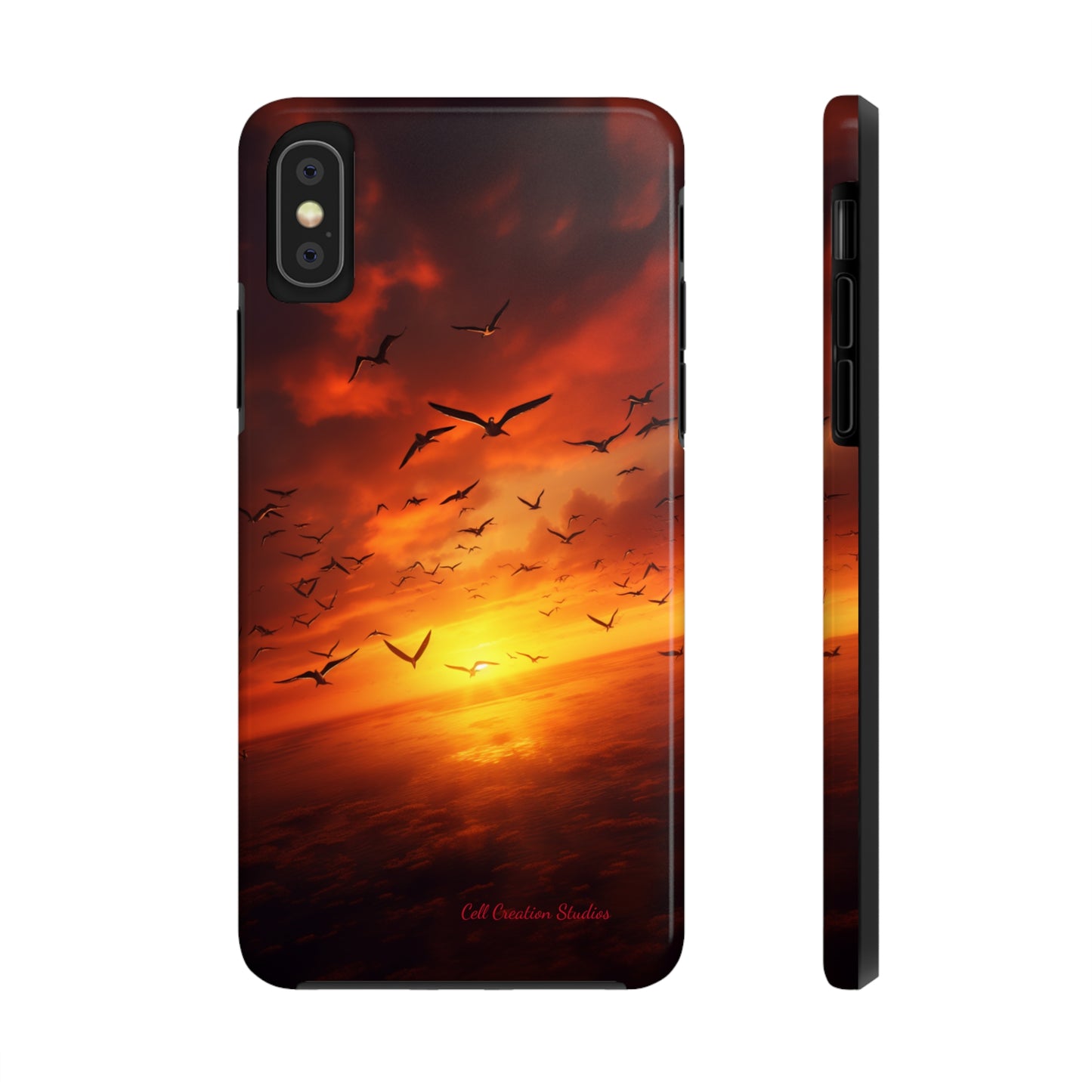 Introducing the "Sunset Soar" Cell Phone Case – Embrace Freedom and Beauty -Tough Phone Cases