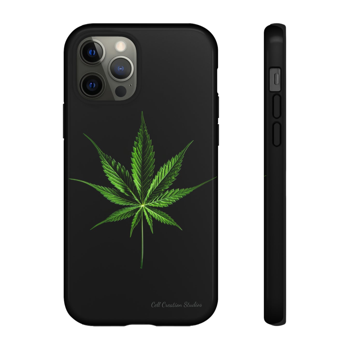 "Cannabis Chic" Marijuana Leaf Phone Case -Tough Cases