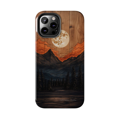 "Elevate Your Style with the Mountain Moonlight Phone Case" -Tough Phone Cases