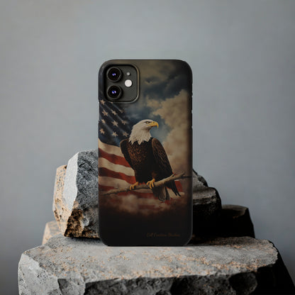 Introducing the "Eagle's Majesty" Cell Phone Case – Soar with American Pride -Slim Phone Cases