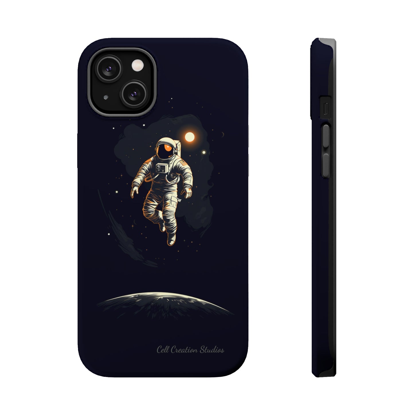 "Cosmic Explorer Astronaut" -MagSafe Tough iPhone Cases