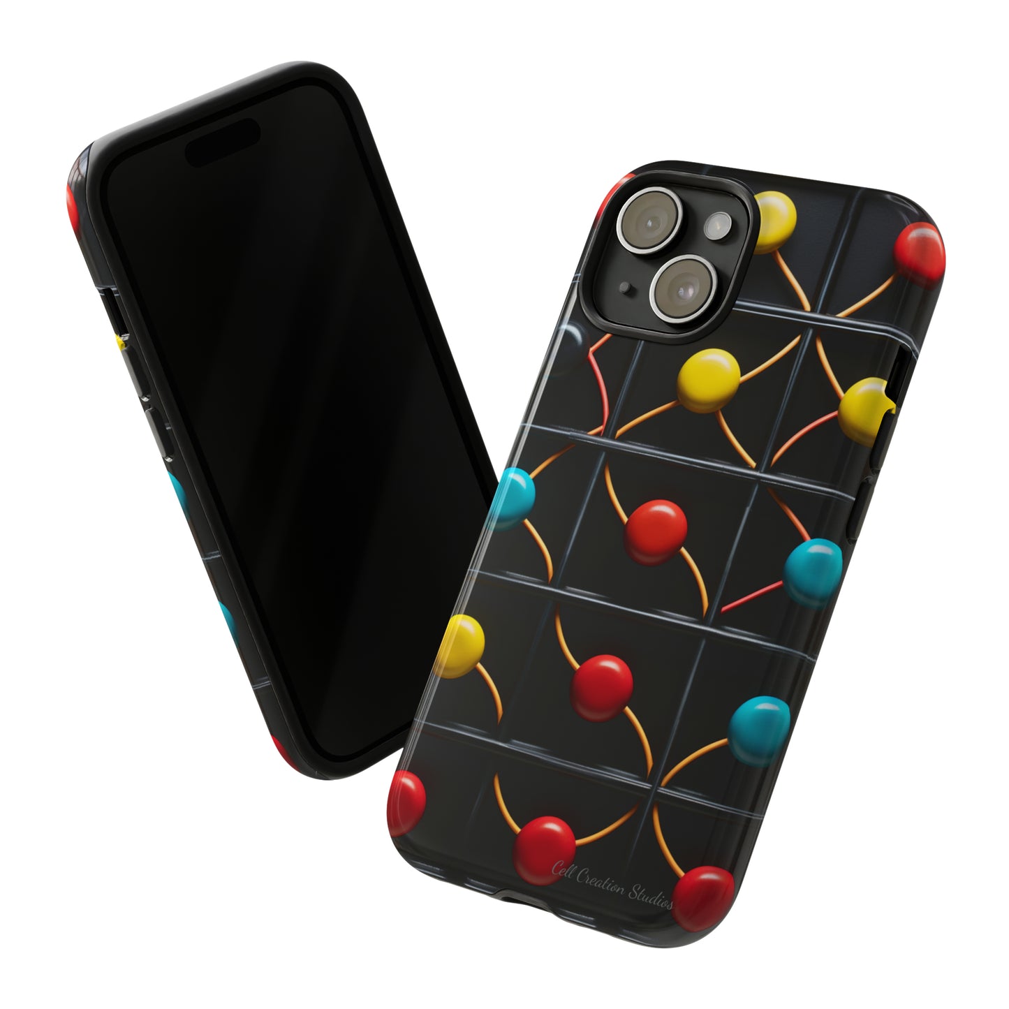 "Vibrant Spheres Fusion" -Tough Phone Cases