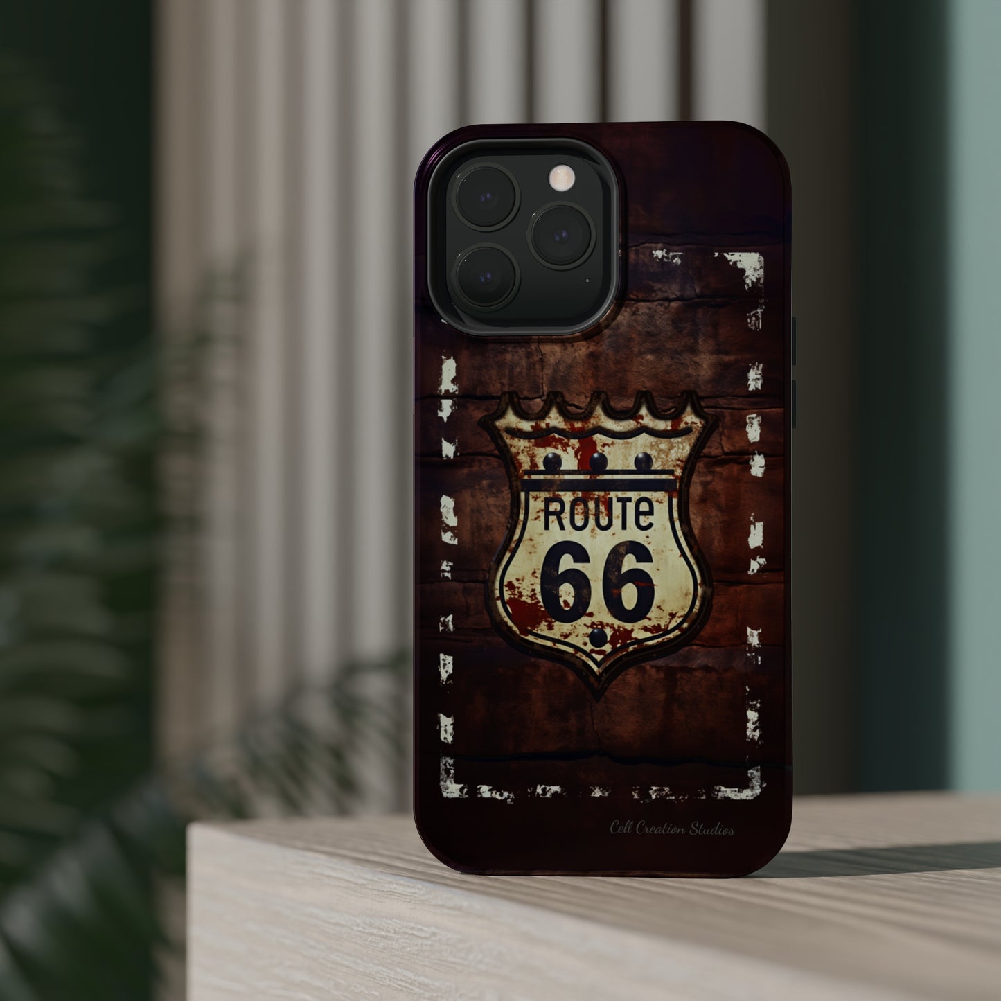 "Retro Route 66" Phone Case -MagSafe Tough Cases