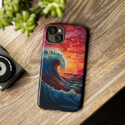 "Colorful Ocean Wave" Cell Phone Case -Tough Cases