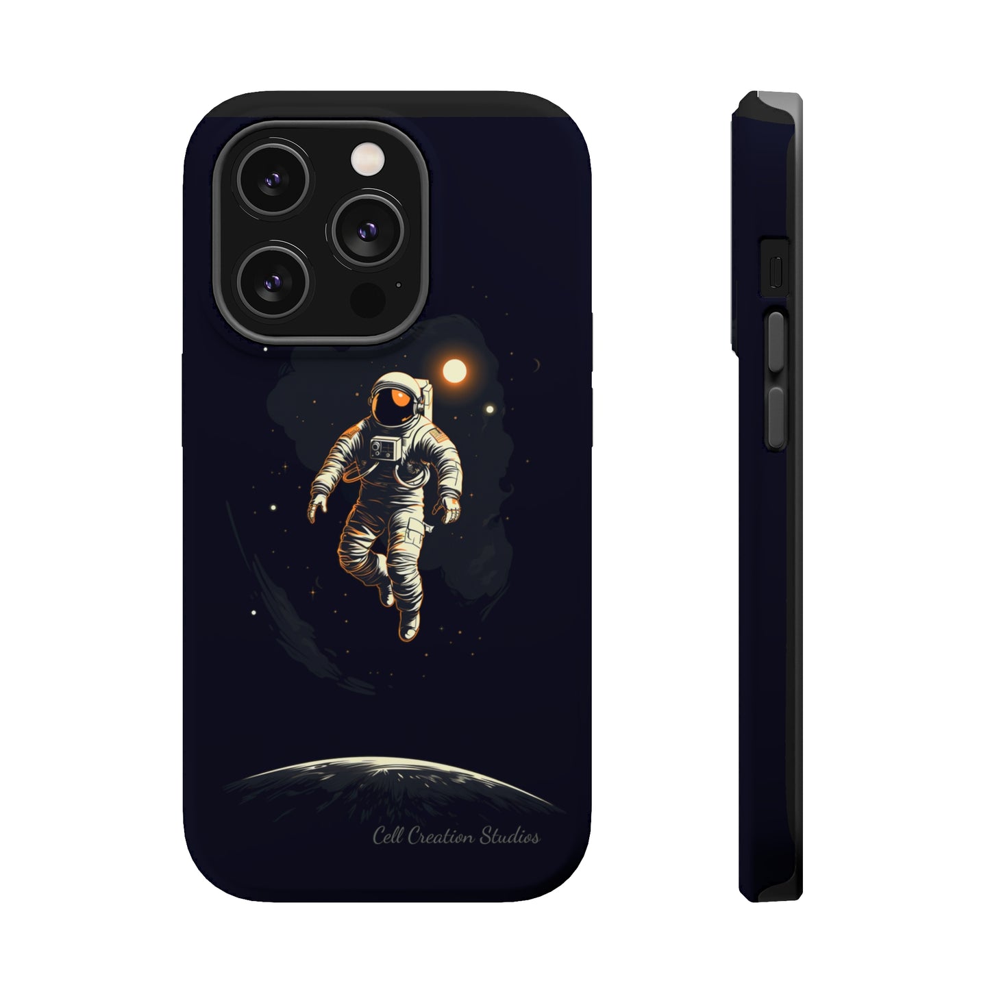 "Cosmic Explorer Astronaut" -MagSafe Tough iPhone Cases