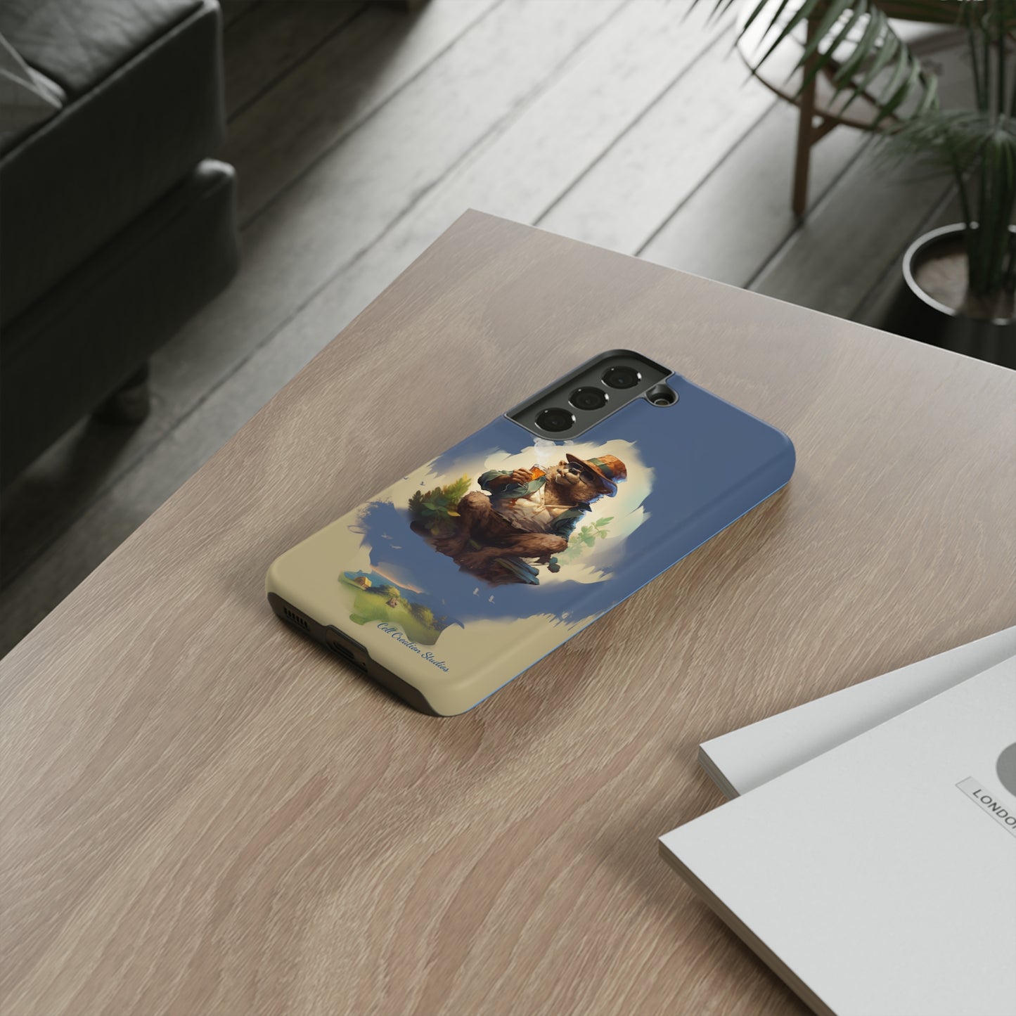 Introducing the "Bear's Homeward Bound" Cell Phone Case – Where Dreams of Home Come Alive -Tough Cases