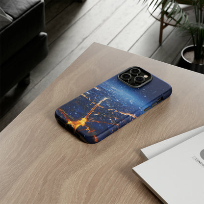 "Urban Snowfall Glow" -Tough iPhone Cases