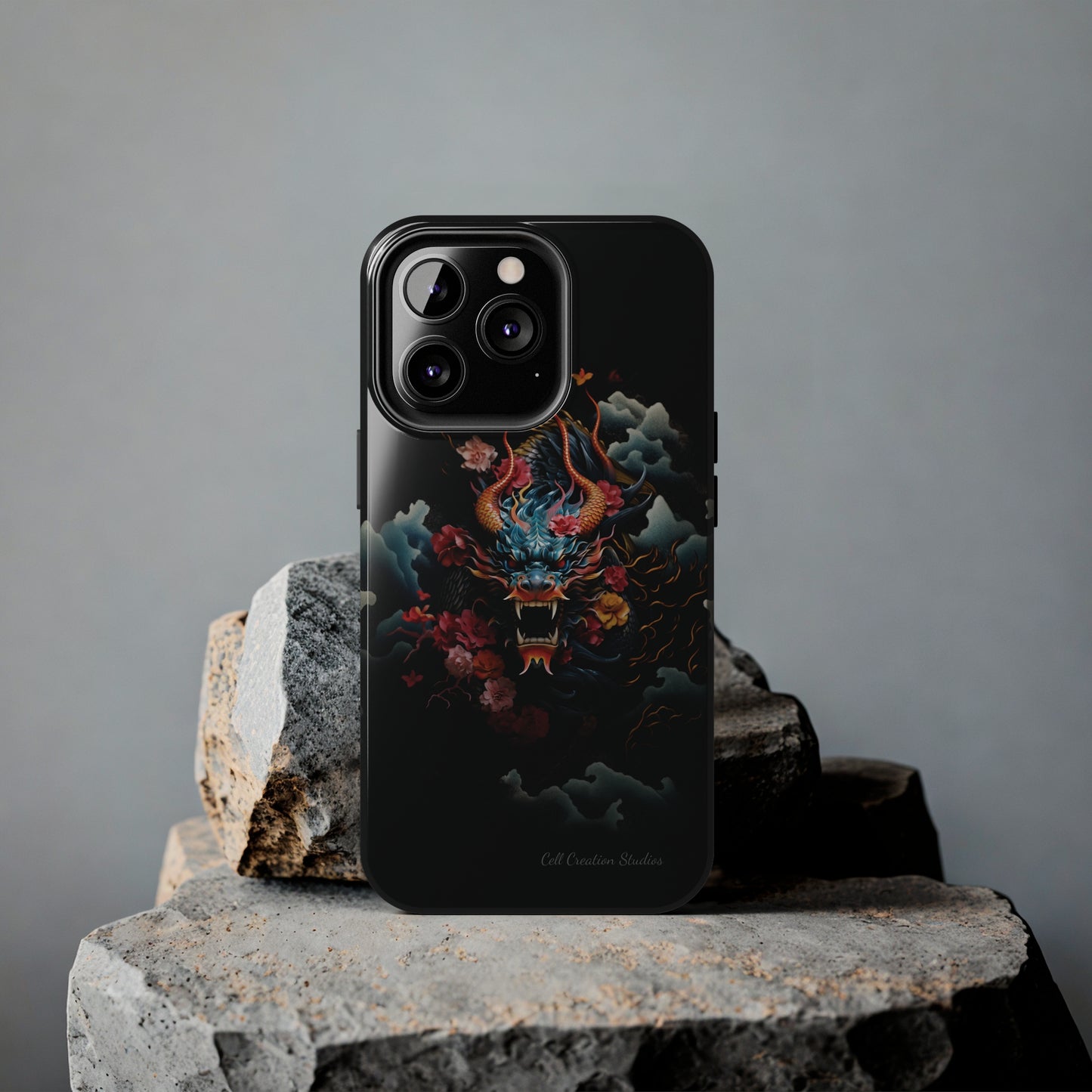 Introducing the "Japanese Dragon Majesty" Cell Phone Case – Embrace the Legend in Style -Tough Phone Cases