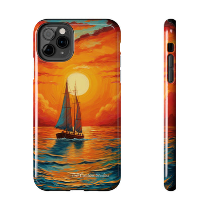 "Sailboat Sunset" -Tough iPhone Cases