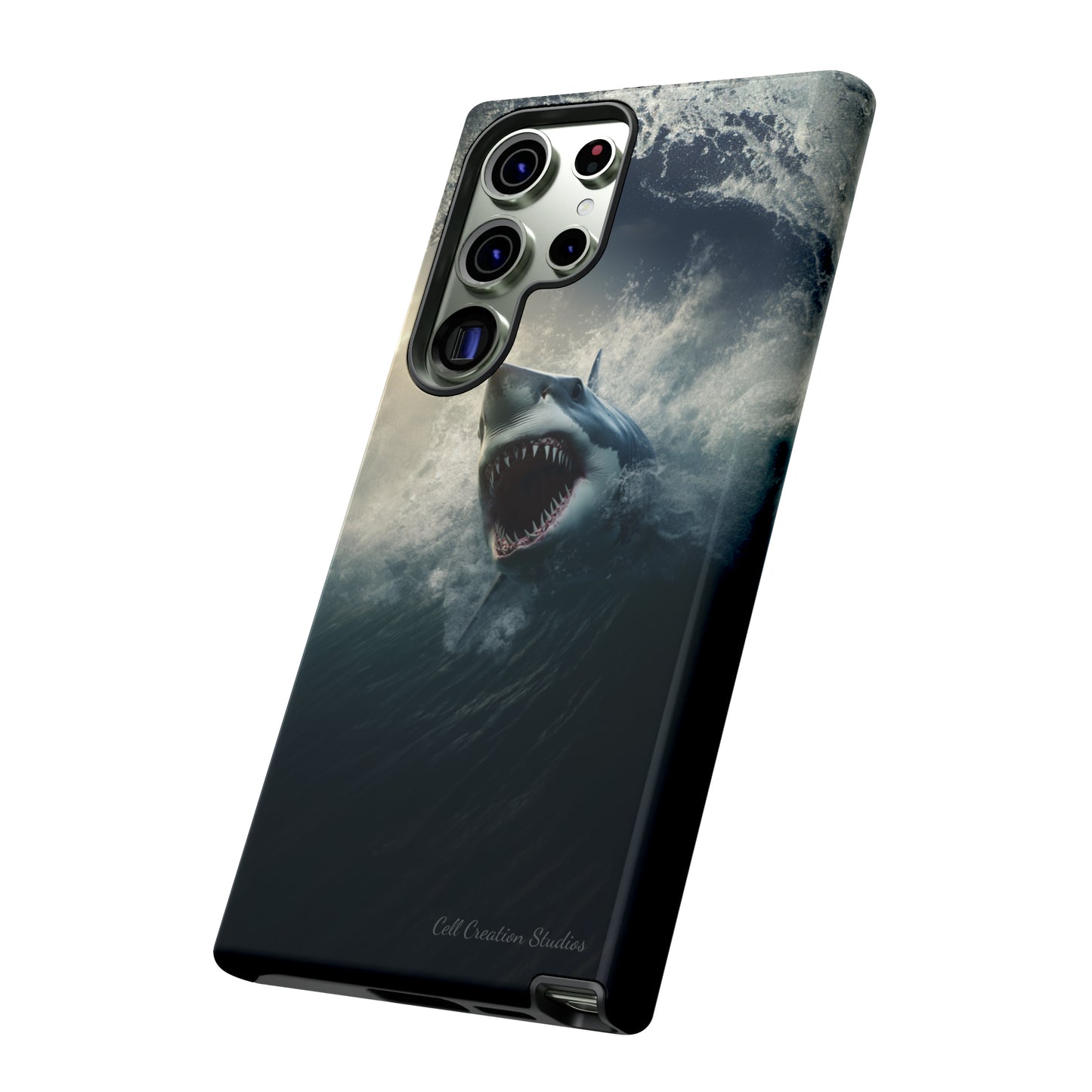 The "Ocean King Great White Shark" Phone Case -Tough Cases