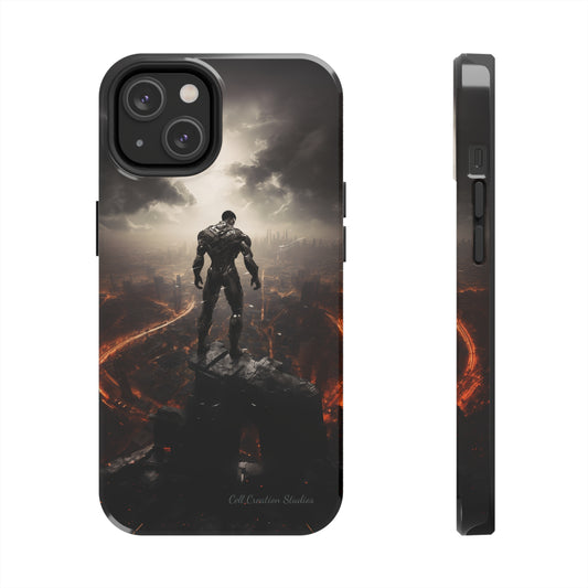 Introducing the "Cyber Guardian" Cell Phone Case – Embrace Futuristic Heroism -Tough Phone Cases