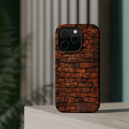 Introducing our "Urban Brick Wall" Cell Phone Case – the perfect blend of urban style and device protection -MagSafe Tough Cases