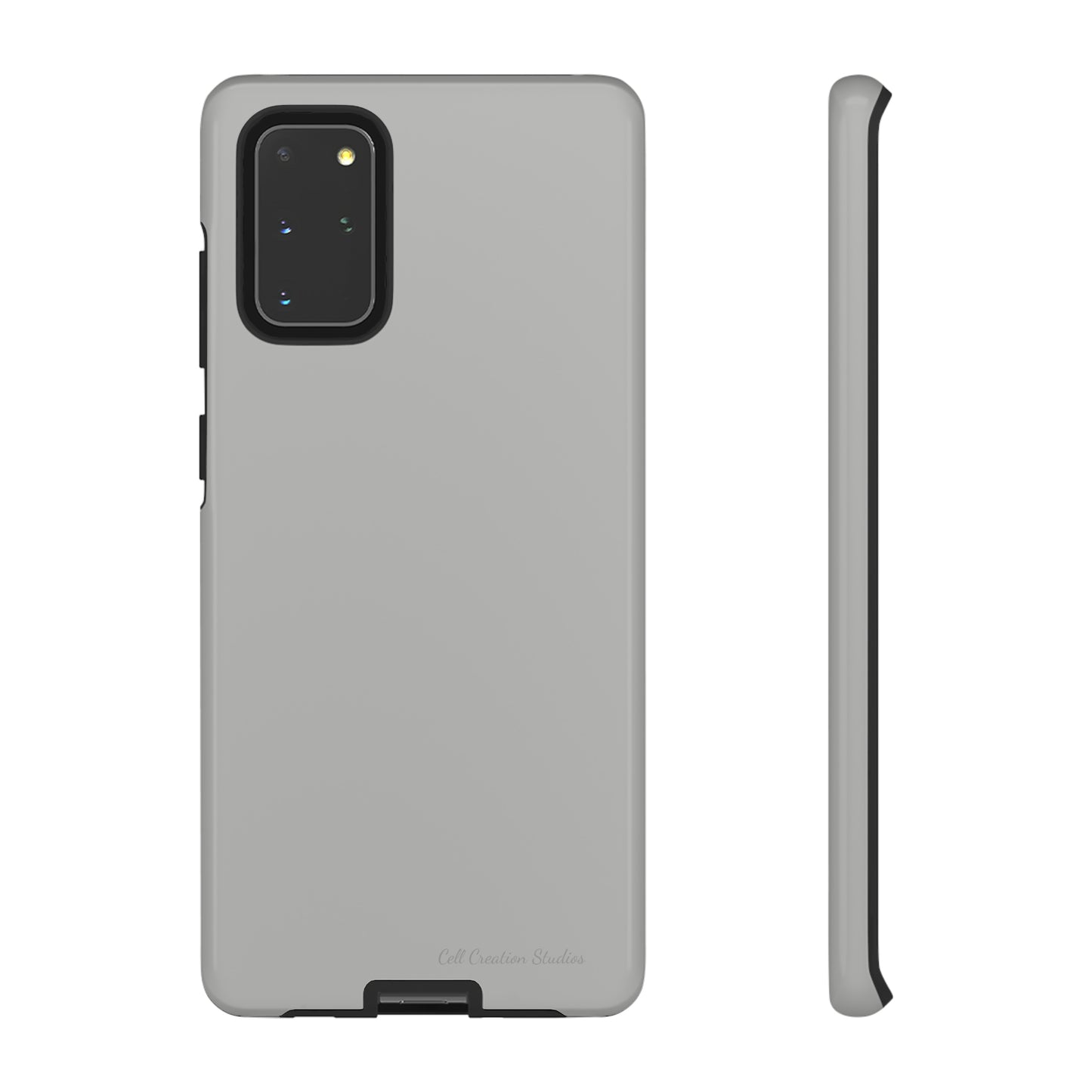 "Sleek Silver Essence" -Tough Samsung Phone Cases