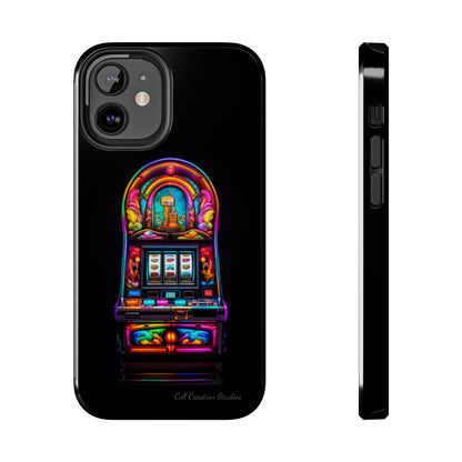 Introducing the "Vibrant Slot Frenzy" Cell Phone Case – Experience the Thrill of Colors and Luck -Tough Phone Cases