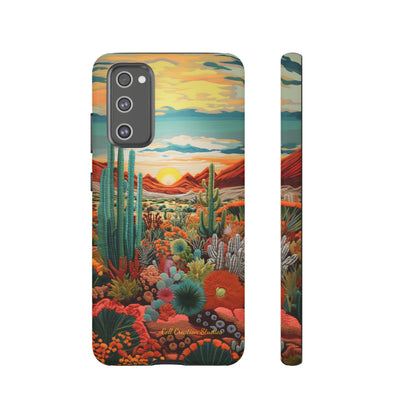 "Desert Bloom Embroidery" -Tough Samsung Cases