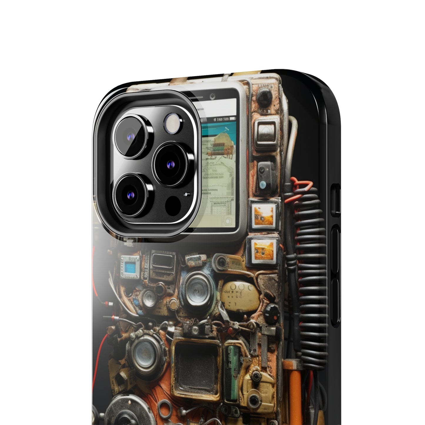 Introducing the "Tech Insight" Cell Phone Case – Explore Inner Workings with Transparent Design -Tough Phone Cases