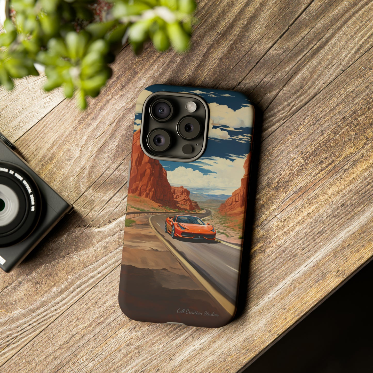 "Desert Racer Ferrari Edition" -Tough iPhone Cases