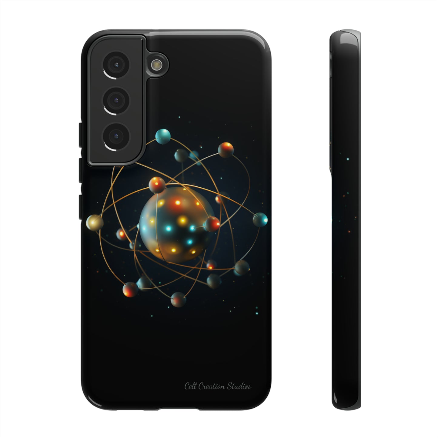 The "Atomic Elegance" Phone Case -Tough Cases