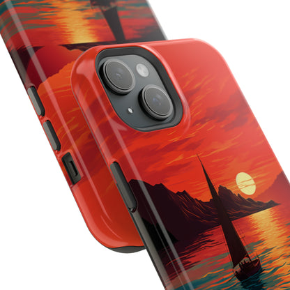 "Serenity at Sunset" -MagSafe Tough iPhone Cases