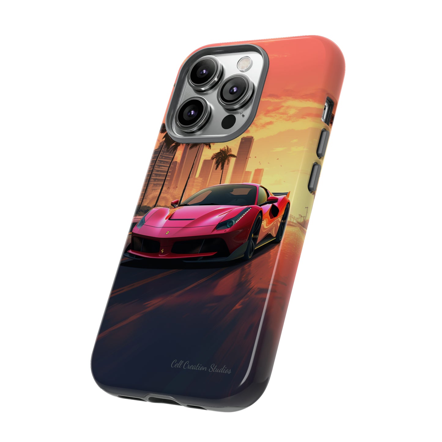 "Sunset Boulevard Ferrari Edition" -Tough iPhone Cases