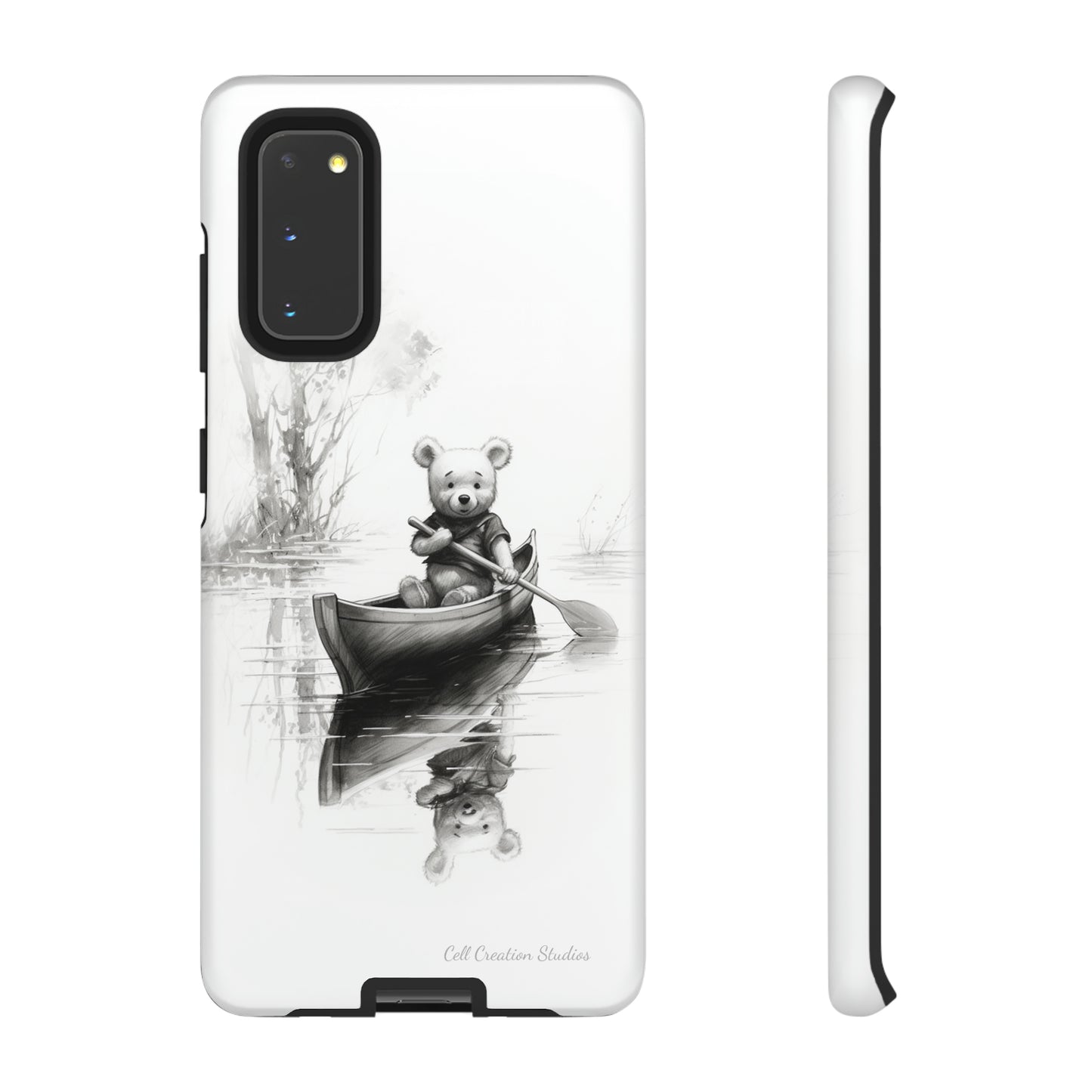 "Winnie-the-Pooh Rowing" Phone Case -Tough Cases