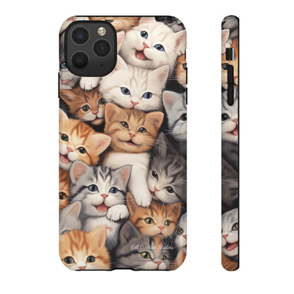 "Kitten Cuddle Haven" Phone Case -Tough Cases