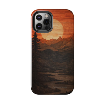 The "Sunset Mountains" Phone Case -Tough Phone Cases