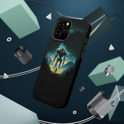 Introducing the "Rising Titan" Cell Phone Case – Witness the Astonishing Emergence of a Giant Robot! -MagSafe Tough Cases