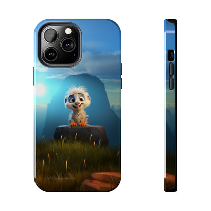 Introducing the "Mountain Explorer Buddy" Cell Phone Case – Embark on Adventures with an Animated Cute Animal -Tough Phone Cases