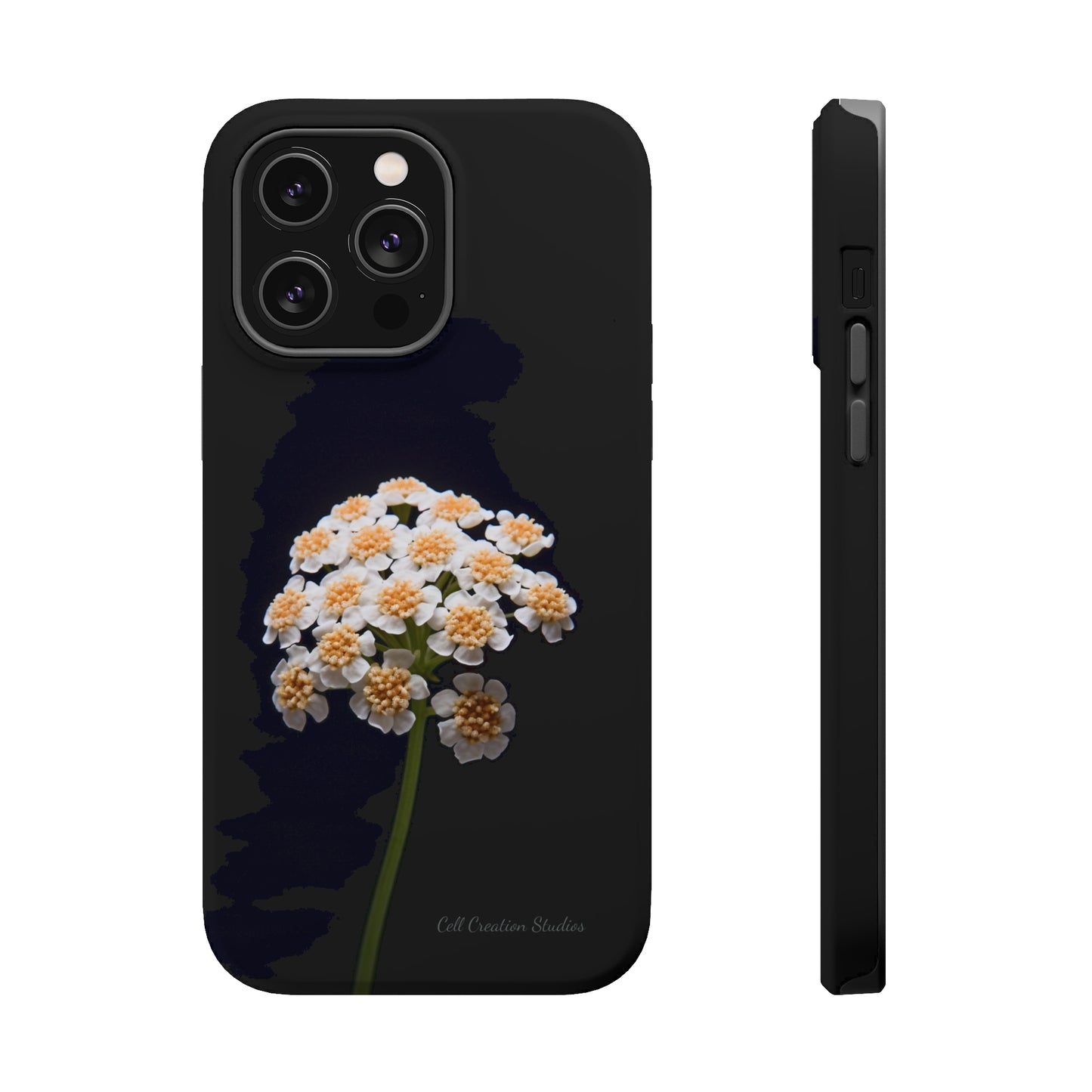 "Elegant Yarrow Bloom" Phone Case -MagSafe Tough Cases