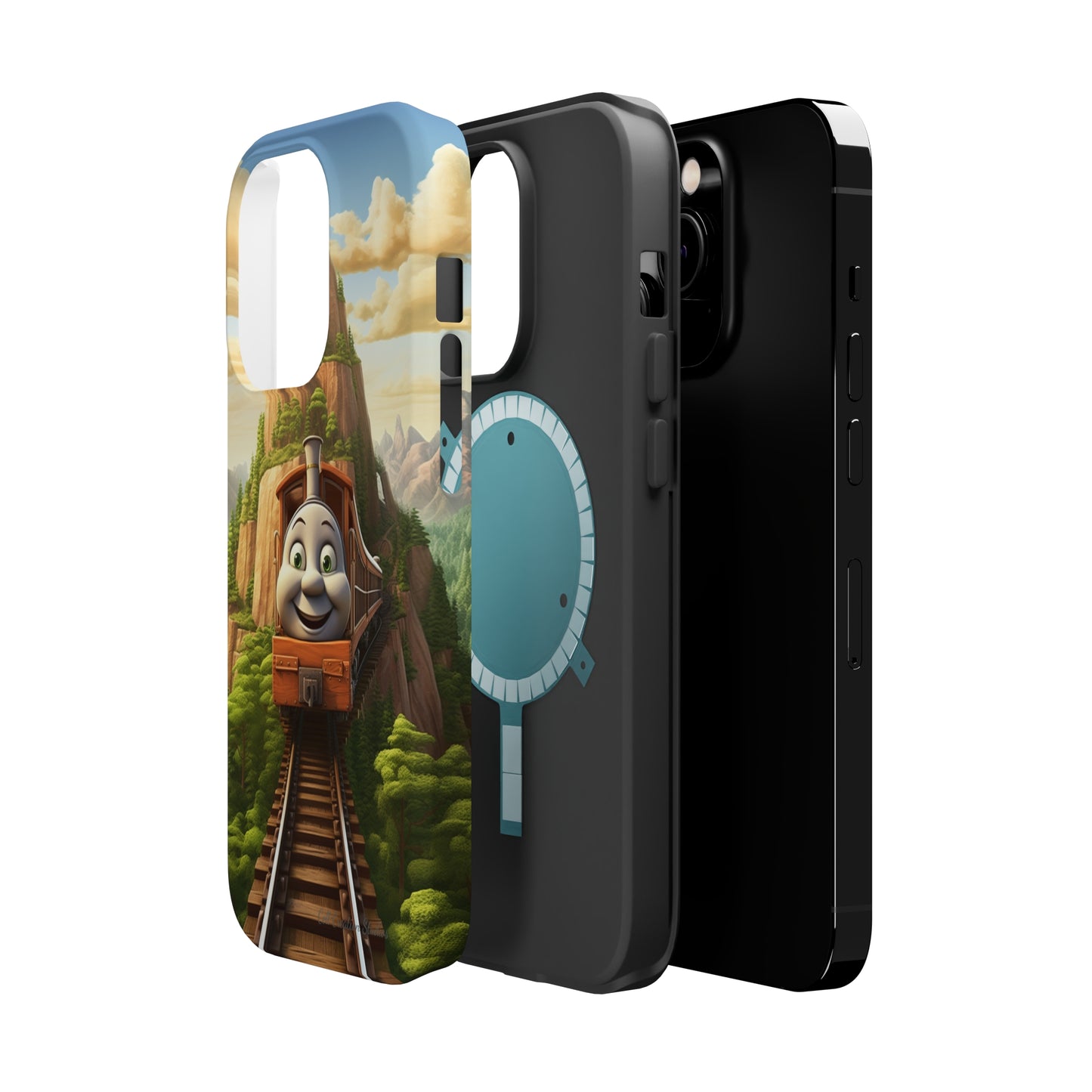 The "Mountain Journey Train" Character Phone Case -MagSafe Tough Cases