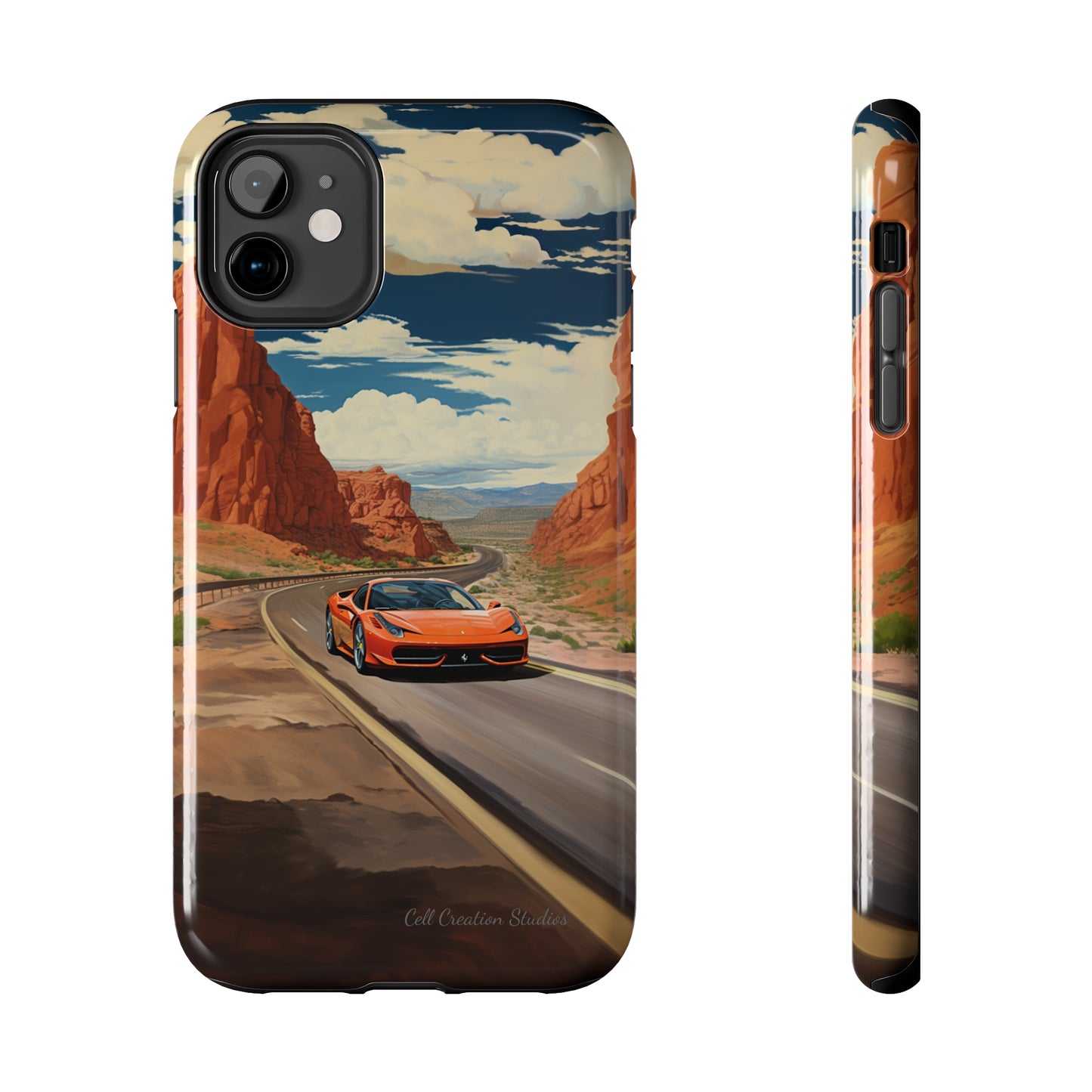 "Desert Racer Ferrari Edition" -Tough iPhone Cases