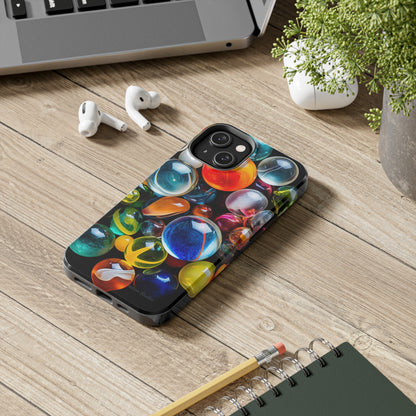 Introducing the "Vibrant Marbles Mosaic" Cell Phone Case – Carry a Kaleidoscope of Colors! -Tough Phone Cases