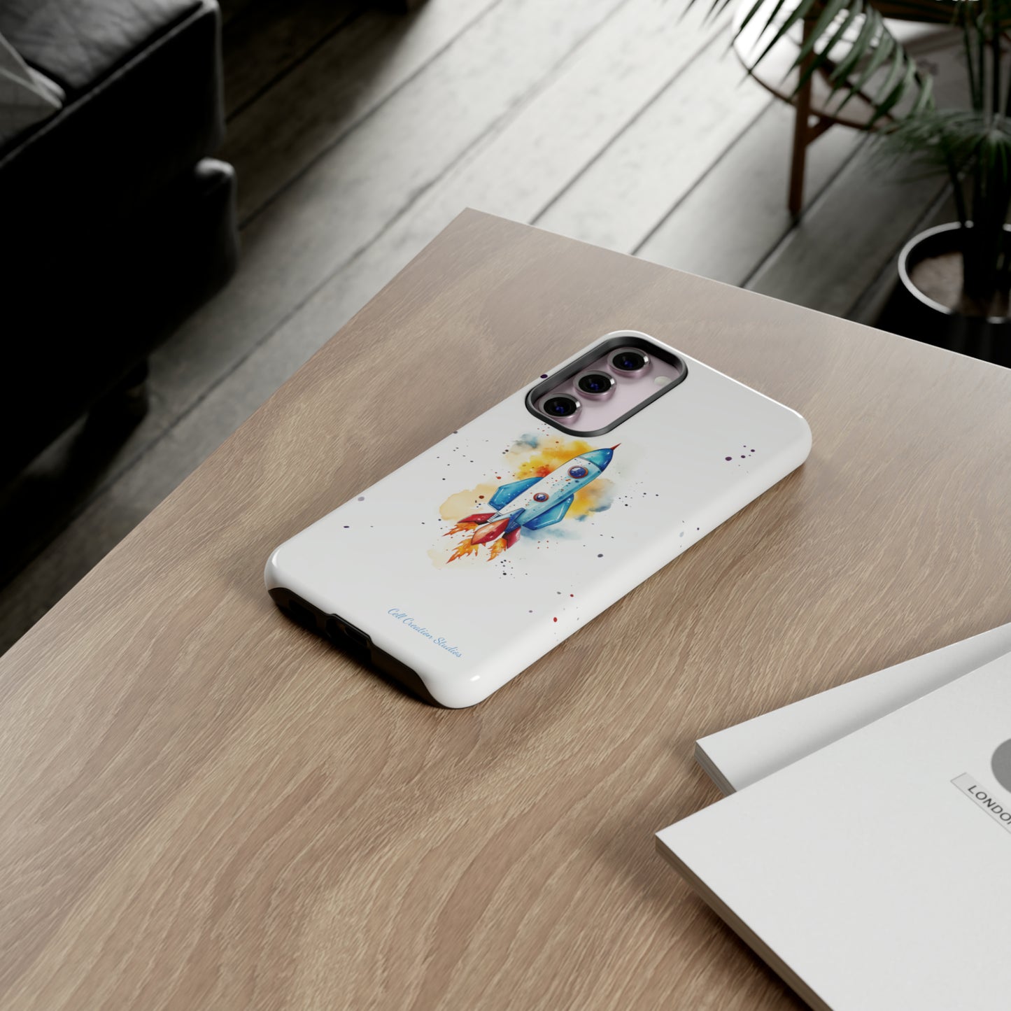 Introducing our "Cosmic Rocket" Cell Phone Case – Where Style Meets Adventure -Tough Cases