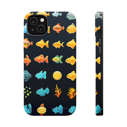 "AquaArt Fish" -MagSafe Tough Phone Cases