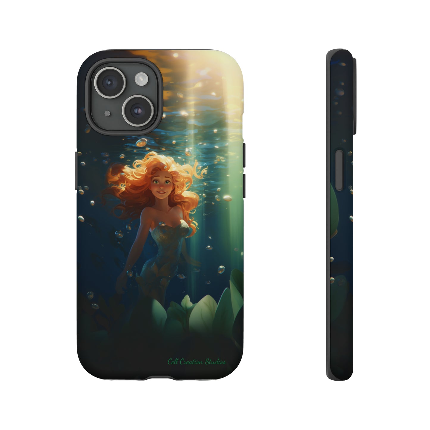 Dive into Enchantment with Our "Ariel Little Mermaid" Phone Case -Tough Cases