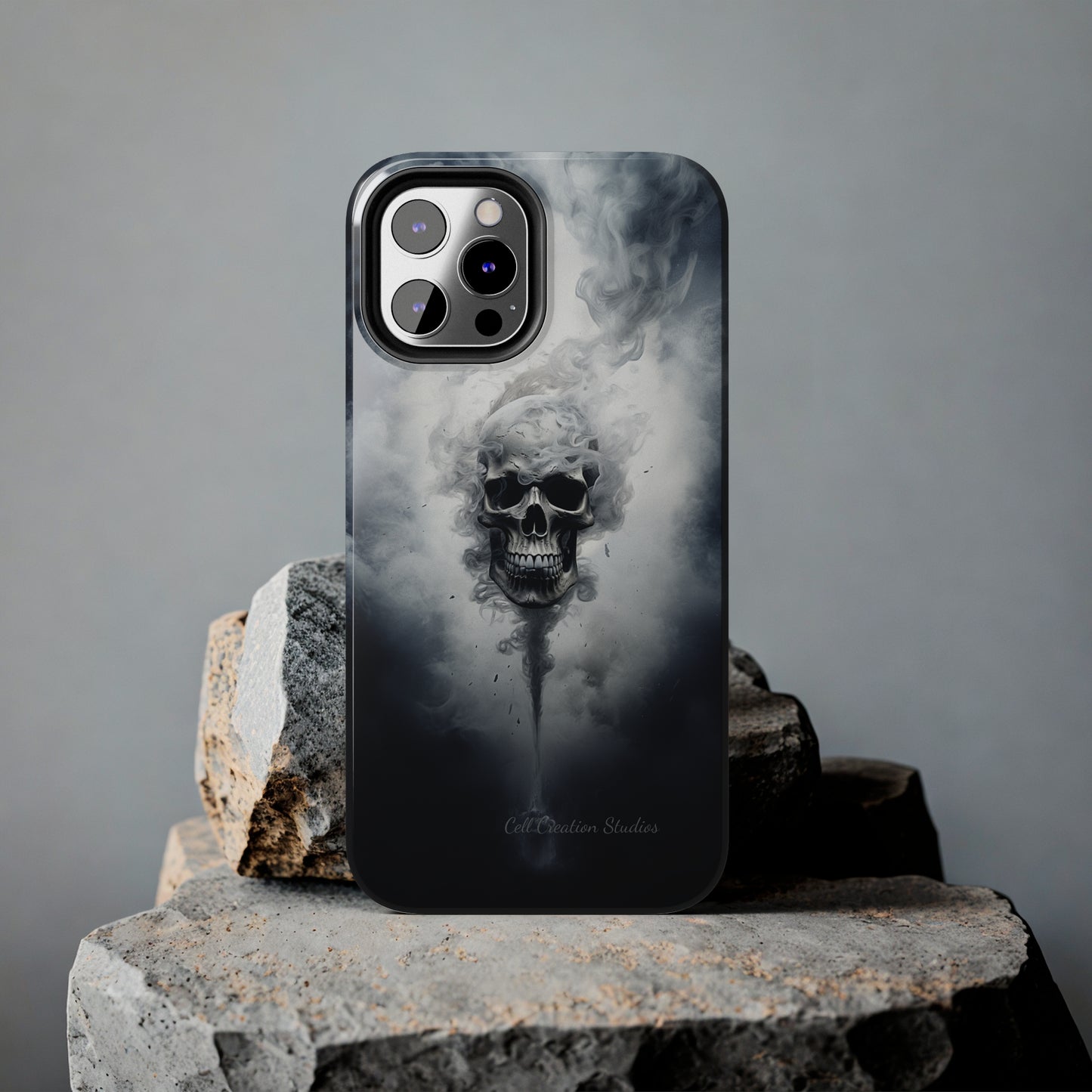 "Mystic Smoke Skull" -Tough iPhone Cases