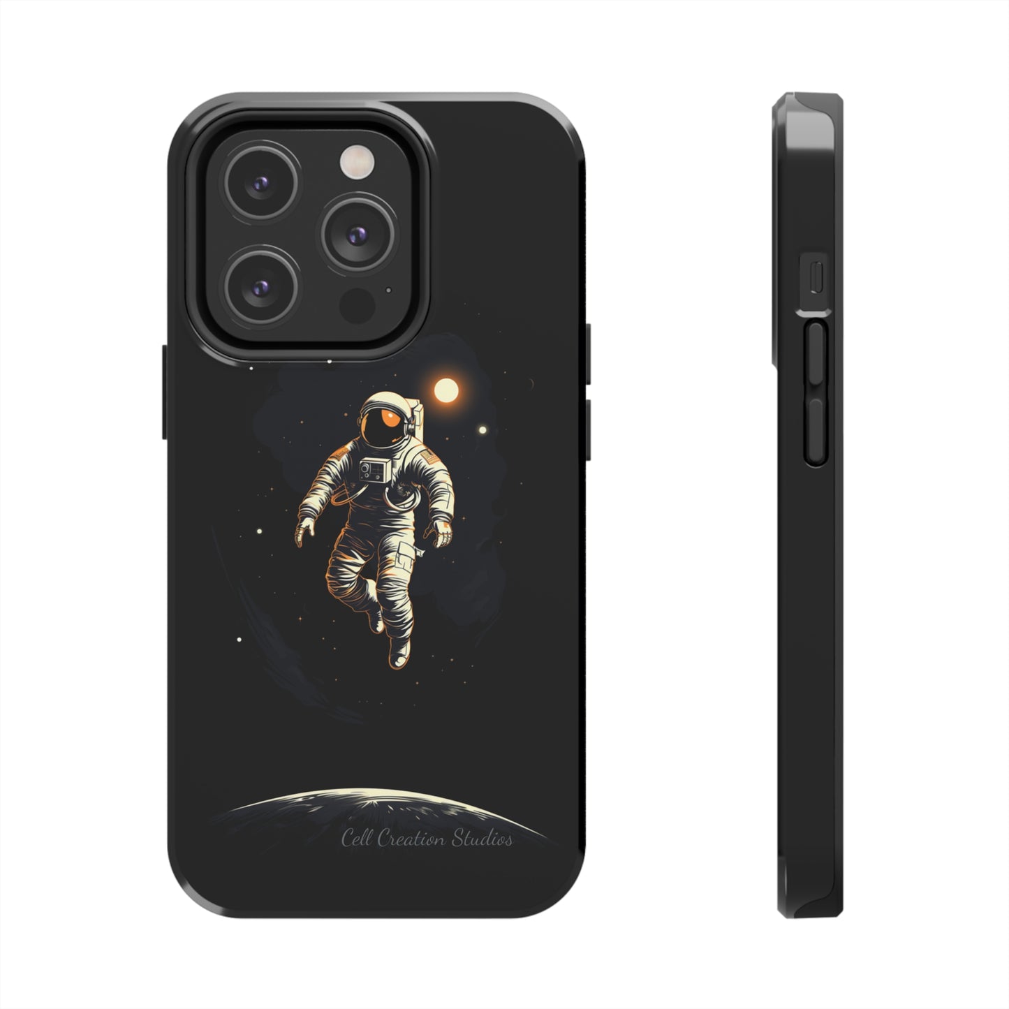 "Cosmic Explorer Astronaut" -Tough iPhone Cases