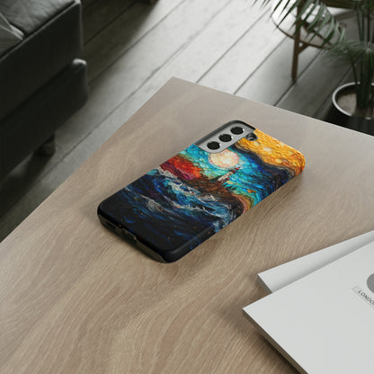 "Coastal Canvas Guardian" -Tough Samsung Phone Cases