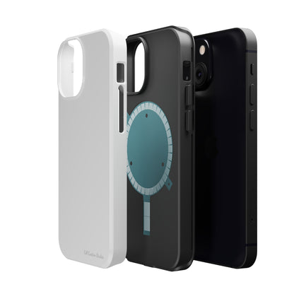 "Pure Elegance White" -MagSafe Tough iPhone Cases