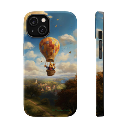 Introducing the "Winnie-The-Pooh's Balloon Adventure" Cell Phone Case – Soar to New Heights in Style -MagSafe Tough Cases