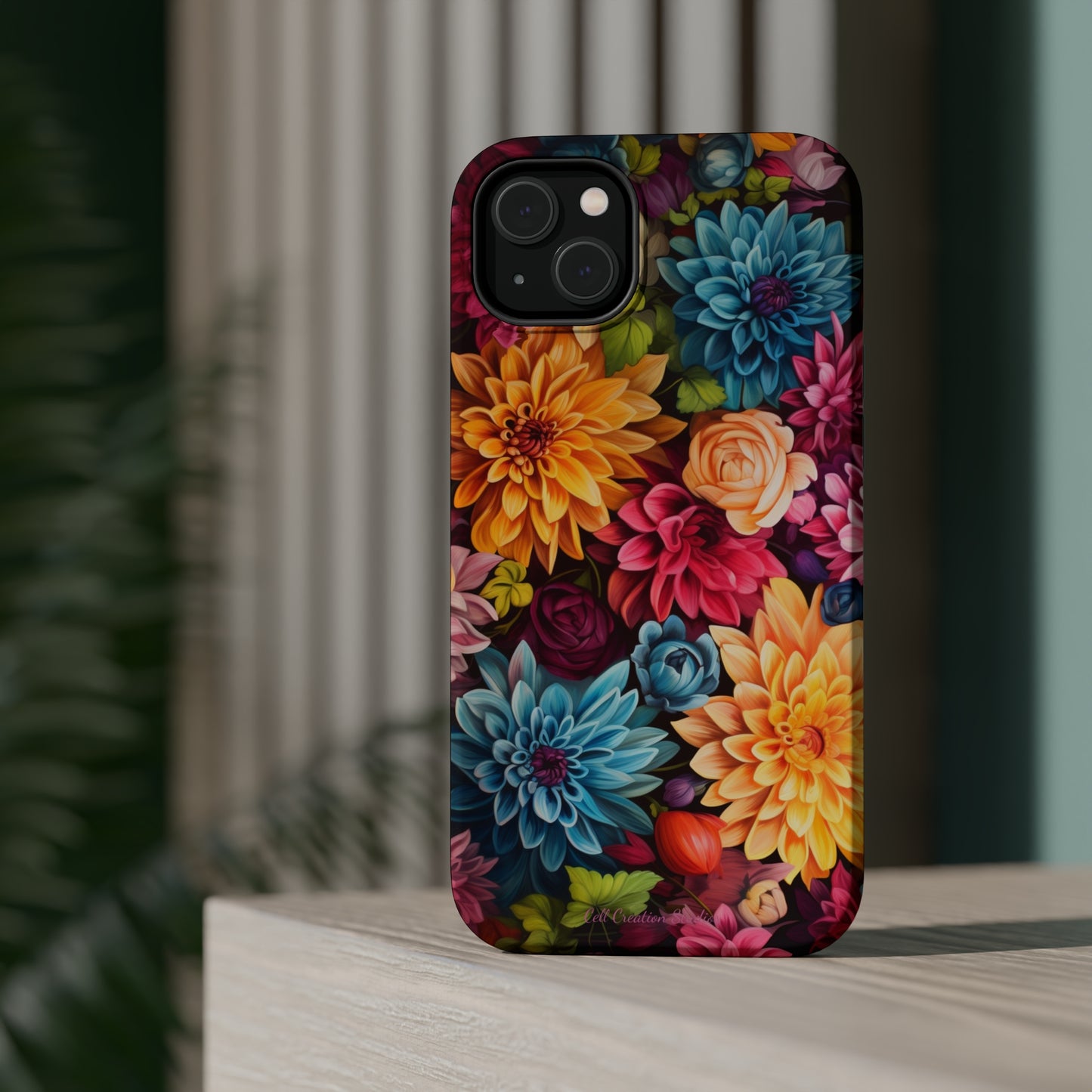 Introducing the "Floral Harmony" Cell Phone Case – Elevate Your Style with Nature's Grace -MagSafe Tough Cases