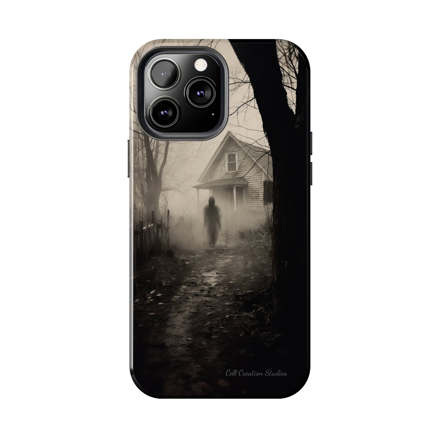 Introducing the "Ethereal Encounter" Cell Phone Case – Unveil the Mystery of the Ghostly Presence -Tough Phone Cases