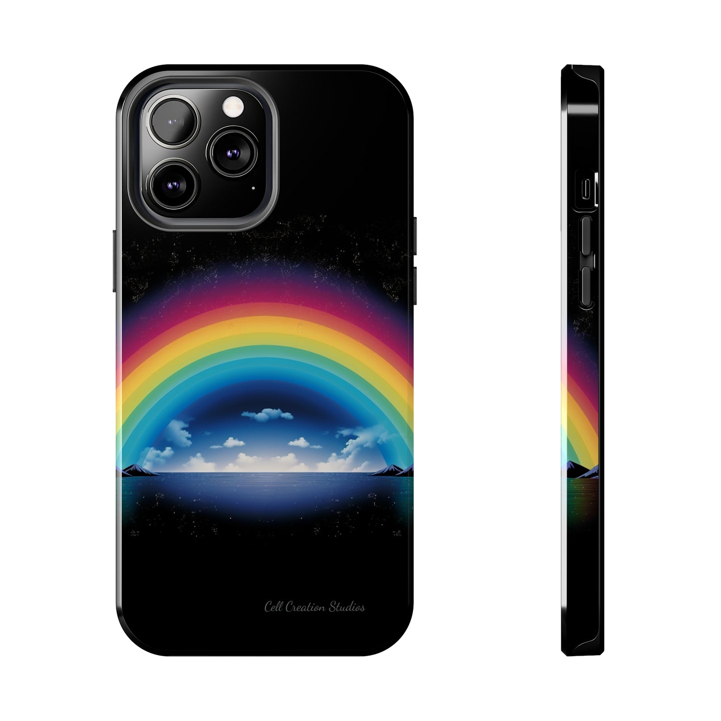 "Vibrant Skies: Rainbow Sunset" Cell Phone Case -Tough Phone Cases