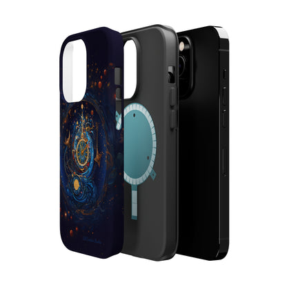 "Cosmic Clock Elegance" -MagSafe Tough iPhone Cases